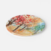 Assiettes En Carton Plaques papier d'automne (Angle)