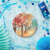 Assiettes En Carton Plaques papier d'automne (Fête)