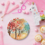 Assiettes En Carton Plaques papier d'automne (Fête)