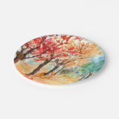 Assiettes En Carton Plaques papier d'automne (Angle)