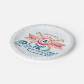 Assiettes En Carton Plaques papier de base-ball d'anniversaire d'étoil (Angle)