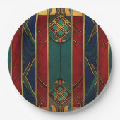 Assiettes En Carton Plaques papier de célébration afrocentrique (Devant)