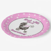 Assiettes En Carton Plaques papier de célébration personnalisées (Angle)