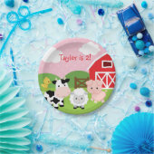 Assiettes En Carton Plaques Papier de fête d'anniversaire des animaux (Fête)