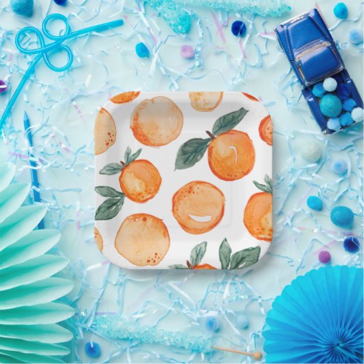 Assiettes En Carton Plaques Papier de la Clémentine Little Cutie (Fête)