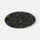 Assiettes En Carton Plaques papier décembre, 21 Anniversaire (Angle)