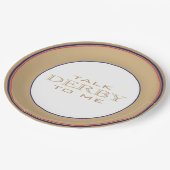 Assiettes En Carton Plaques papier Derby Horse Race Party (Angle)