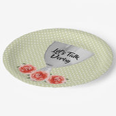 Assiettes En Carton Plaques papier Derby Trophy Party (Angle)