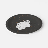Assiettes En Carton Plaques papier d'Halloween Fantôme mignonne (Angle)