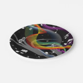 Assiettes En Carton Plaques papier d'illustration de musique (Angle)