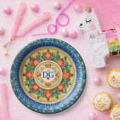 Assiettes En Carton Plaques papier Dolce & Gabbana Carretto Siciliano (Fête)