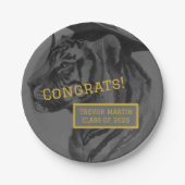 Assiettes En Carton Plaques papier du groupe de diplômés (Devant)