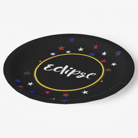 Assiettes En Carton Plaques papier Eclipse (Angle)
