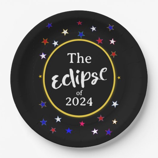 Assiettes En Carton Plaques papier Eclipse (Devant)