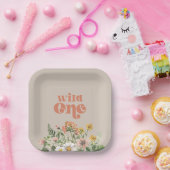 Assiettes En Carton Plaques papier fleur sauvage (Fête)