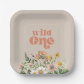 Assiettes En Carton Plaques papier fleur sauvage (Recto)