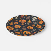 Assiettes En Carton Plaques papier Halloween (Angle)