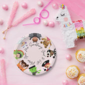 Assiettes En Carton Plaques papier Halloween éffrayantes, 7 pouces (Fête)