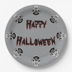 Assiettes En Carton Plaques papier Halloween Reaper Grim