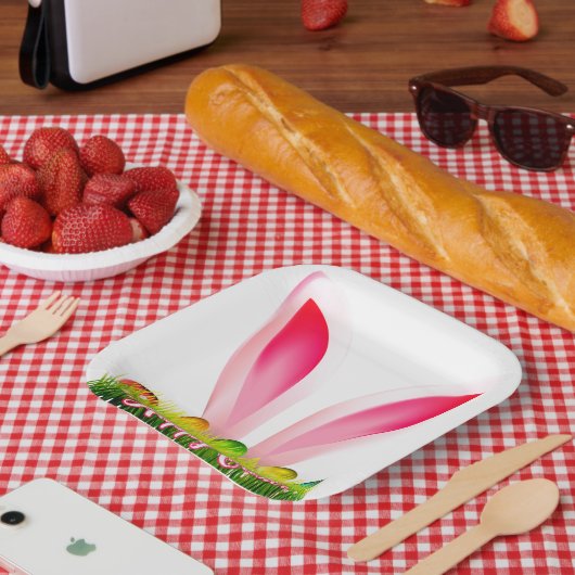 Assiettes En Carton Plaques papier Happy EASTER (Pique-nique)