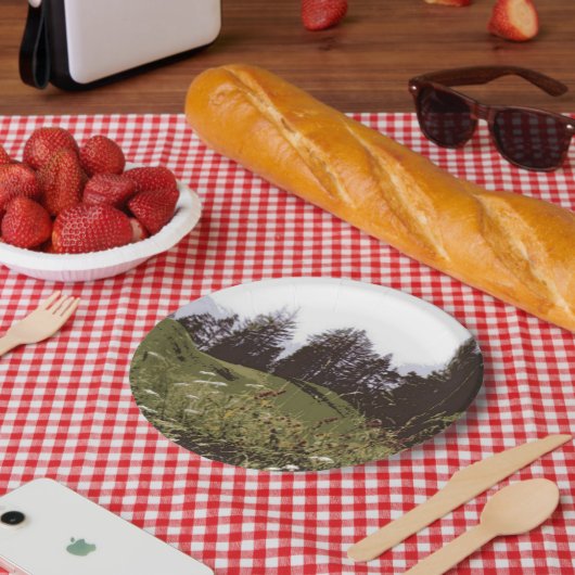 Assiettes En Carton Plaques papier High Mountain Paradise (Pique-nique)