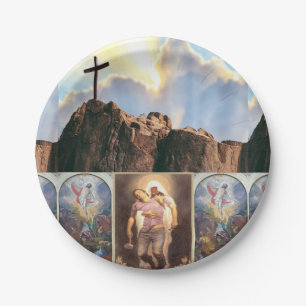 Assiettes En Carton Plaques papier Jésus Christ