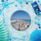 Assiettes En Carton Plaques Papier Jetty Au Centre De Shell Island (Fête)