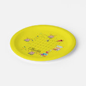 Assiettes En Carton Plaques papier, Joyeux anniversaire Juin 2022 (Angle)