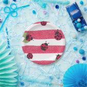 Assiettes En Carton Plaques papier Ladybug (Fête)