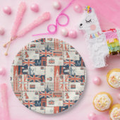 Assiettes En Carton Plaques Papier London Post (Fête)