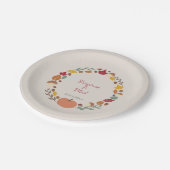 Assiettes En Carton Plaques papier Mariage de automne et courroie (Angle)