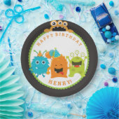 Assiettes En Carton Plaques Papier Monster Birthday Party (Fête)