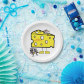 Assiettes En Carton Plaques papier Mousey Cheesy Music (Fête)