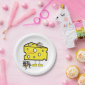 Assiettes En Carton Plaques papier Mousey Cheesy Music (Fête)