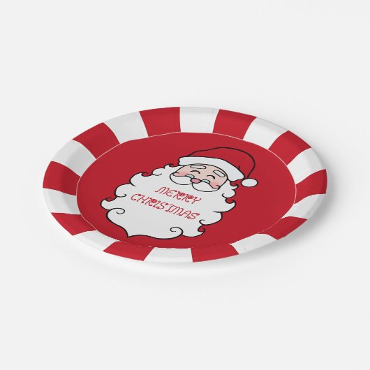 Assiettes En Carton Plaques papier Noël (Angle)