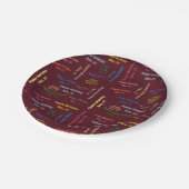 Assiettes En Carton Plaques papier novembre, 11 Anniversaire (Angle)