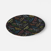 Assiettes En Carton Plaques papier novembre, 26 Anniversaire (Angle)