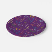 Assiettes En Carton Plaques papier novembre, 9 anniversaire (Angle)