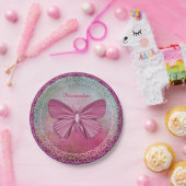 Assiettes En Carton Plaques Papier Papier Papier Papier Papillon Bourg (Fête)