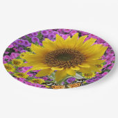 Assiettes En Carton Plaques Papier Papier Papier Tournesol (Angle)