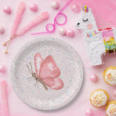 Assiettes En Carton Plaques Papier Papier Papillon peint (Fête)