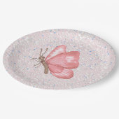 Assiettes En Carton Plaques Papier Papier Papillon peint (Angle)