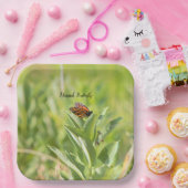 Assiettes En Carton Plaques Papier papillon Monarque (Fête)