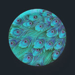Assiettes En Carton Plaques Papier Peacock Vert Bleu<br><div class="desc">Des plumes de paon bleu et vert ornent ces belles assiettes de fête en papier. Parfait pour un mariage ou une occasion spéciale.</div>