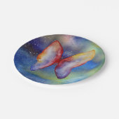 Assiettes En Carton Plaques papier personnalisées Papier papillon 7 po (Angle)