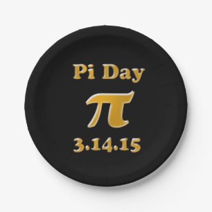 Assiettes En Carton Plaques Papier Pi Day 2015