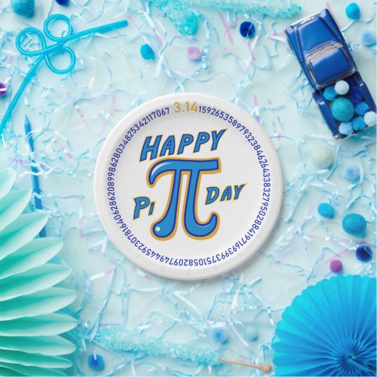 Assiettes En Carton Plaques papier Pi Day - Fun & Geeky Party (Fête)