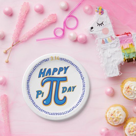 Assiettes En Carton Plaques papier Pi Day - Fun & Geeky Party (Fête)
