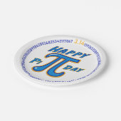 Assiettes En Carton Plaques papier Pi Day - Fun & Geeky Party (Angle)