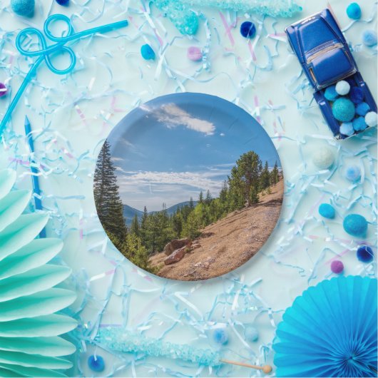 Assiettes En Carton Plaques papier Pikes Peak Train Ride (Fête)